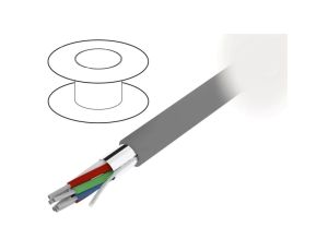 Przewód na rolce30,5m Xtra Guard 2x24AWG folia Al-PET PVC ciemnoszary 5092C SL005