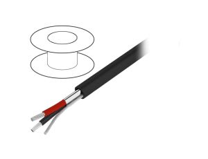 2461C-BK005 Przewód na rolce 30,5m ekranowany Alpha Essential 2x22AWG folia Al-PET
