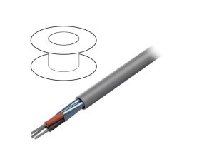 78143-SL005 Przewód na rolce 30,5m EcoCable Mini 3x20AWG folia Al-PET MPPE ciemnoszary