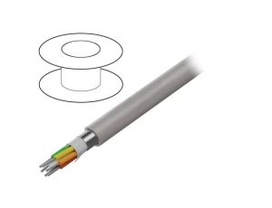 78106-SL005 Przewód na rolce 30,5m EcoCable Mini 6x28AWG folia Al-PET MPPE ciemnoszary