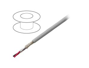78342-SL005 Przewód na rolce 30,5m EcoCable Mini 2x20AWG MPPE ciemnoszary 300V
