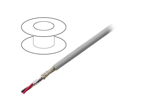 78342-SL005 Przewód na rolce 30,5m EcoCable Mini 2x20AWG MPPE ciemnoszary 300V