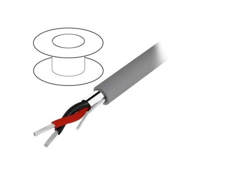 2241C-SL005 Przewód na rolce 30,5m Alpha Essential 1x2x18AWG PVC ciemnoszary 300V