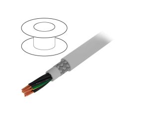 470091CY-GE033 Przewód na rolce 100m Pro-Met 9G1mm2 PVC ciemnoszary 300V/500V