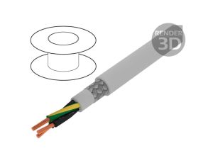 Przewód na rolce 50m Pro-Met 3G1,5mm2 PVC ciemnoszary 300V/500V 470315CY GE321