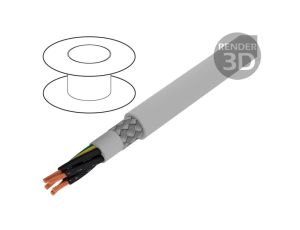 Przewód na rolce 50m Pro-Met 5G1,5mm2 PVC ciemnoszary 300V/500V 470515CY GE321