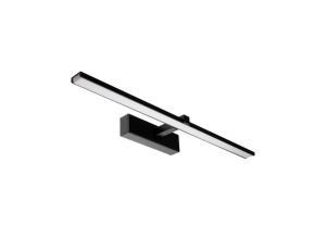 Lampa nad Lustro VENUS Kinkiet LED Łazienkowa 12W 840lm Czarna Neutralna 60 cm