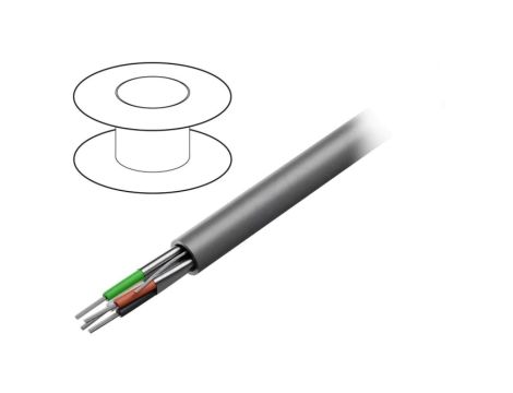 2466C-SL005 Przewód na rolce 30,5m ekranowany Alpha Essential 2x2x22AWG folia Al