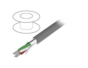 Przewód na rolce 30,5m ekranowany Alpha Essential 4x24AWG folia Al-PET 6300/4 SL005