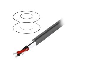 Przewód na rolce 152,5m Alpha Essential 1x2x24AWG PVC ciemnoszary 300V 5471C SL002