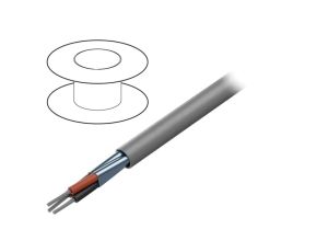 78103-SL005 Przewód na rolce 30,5m EcoCable Mini 3x28AWG folia Al-PET MPPE ciemnoszary