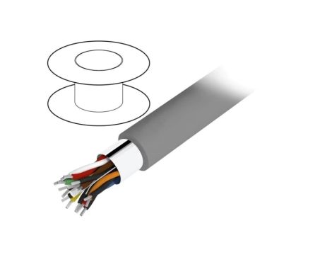 5478C-SL005 Przewód na rolce 30,5m Alpha Essential 8x2x24AWG PVC ciemnoszary 300V