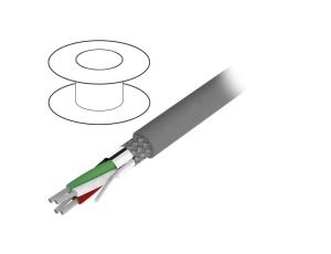 6328-SL005 Przewód na rolce 30,5m Alpha Essential 4x24AWG PVC ciemnoszary 300V