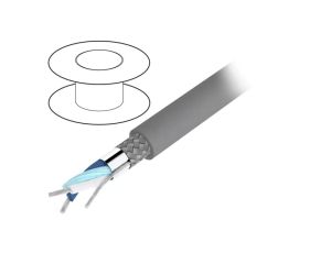 6412-SL005 Przewód na rolce 30,5m Alpha Essential 1x2x24AWG PVC ciemnoszary 300V