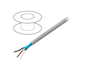 78172-SL005 Przewód na rolce 30,5m EcoCable Mini 2x2x24AWG folia Al-PET MPPE 300V
