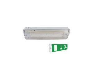 Oprawa awaryjna 220-240V 50Hz IP65 3W 140 lm 3h ESCAPE AUTO