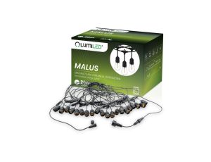 Girlanda Ogrodowa Zewnętrzna MALUS Łańcuch Świetlny 20m 20x E27 LUMILED