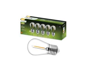 5-PAK Żarówka LED E27 ST14 1W = 10W 2700K Ciepła 100lm Filament do Girlandy LUMILED