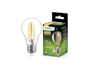 Żarówka LED E27 A60 8W = 75W 1055lm 3000K Ciepła 360 Filament LUMILED