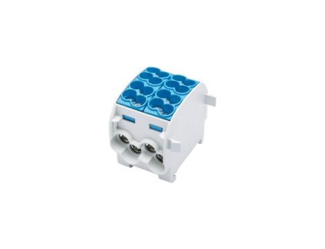 Blok rozdzielczy-odgałęźny Al/Cu SCB 25-2 (80120) SIMBLOCK jednobiegunowy 2x25mm2 niebieski 81505003