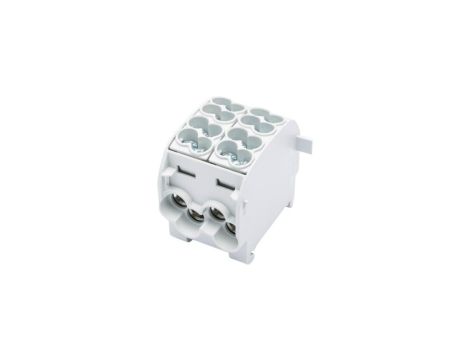 Blok rozdzielczy-odgałęźny Al/Cu SCB 25-2 (80120) SIMBLOCK jednobiegunowy 2x25mm2 szary 81505002