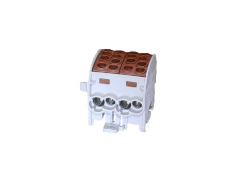 Blok rozdzielczy-odgałęźny Al/Cu SCB 35-2 (80220) SIMBLOCK jednobiegunowy 2x35mm2 brązowy 81506015