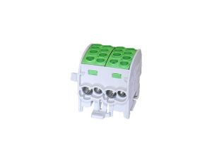 Blok rozdzielczy-odgałęźny Al/Cu SCB 35-2 (80220) SIMBLOCK jednobiegunowy 2x35mm2 zielony 81506005