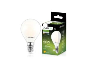 Żarówka LED P45 E14 7W = 60W 806lm 4000K Neutralna 360 Filament Mleczna LUMILED