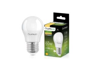 Żarówka LED P45 E27 7W = 60W 806lm 3000K Ciepła 360 Filament Mleczna LUMILED