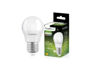 Żarówka LED P45 E27 7W = 60W 806lm 4000K Neutralna 360 Filament Mleczna LUMILED