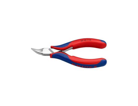 Szczypce chwytające dla elektroników 115mm precyzyjne zagięte KNIPEX 35 42 115