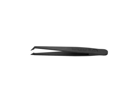 Pinceta precyzyjna z tworzywa sztucznego do elektroniki 110mm zagięta ESD KNIPEX 92 09 03 ESD