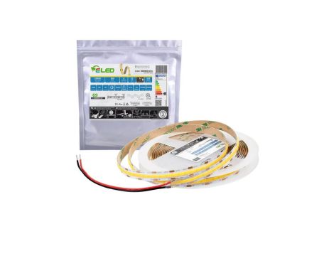 Taśma LED COB 336 chips 12V 8W 69lm/W ciepła 3000K IP54 - ED00031473 /odcinki po 5 m/