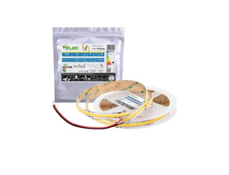 Taśma LED COB 320 chips 24V 8W 101lm/W ciepła 3000K CRI90+ IP20 - ED00031482 /odcinki po 5 m/
