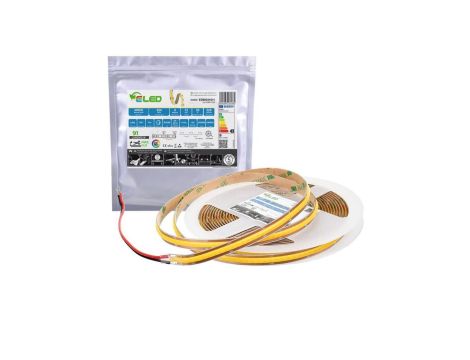 Taśma LED COB Free Cut 528 chips 12V 9W 91lm/W neutralna 4000K CRI90+ IP20 - ED00031511 /odcinki po 5 m/