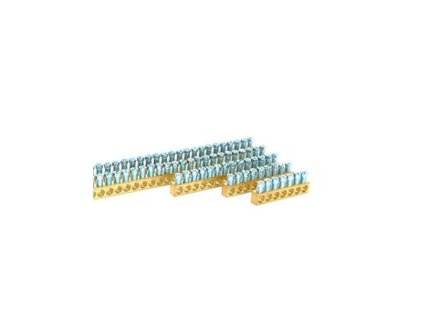 Listwa zaciskowa mosiężna BB111, 111 - torów, 1,5-25mm2, 100A, 1m MAD0111E21