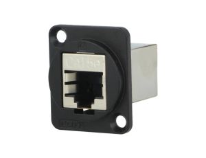 Łącznik FT RJ45 8p8c Kat 5e ekranowane 19x24mm metal CP30220SMB