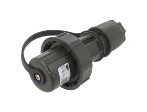 Złącze zasilające AC męskie wtyk 2P+PE 250VAC 16A zielony 20051-U