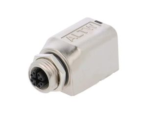 Adapter M12 żeński,RJ45 gniazdo kod X-ProfiNET 8-PIN proste RJS-12X08FF-LS7001