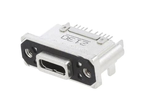 MUSBR-M5C1-M0 Gniazdo USB C THT PIN 24 proste IP67 złocony M2,5
