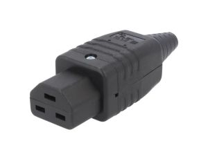 Złącze zasilające AC wtyk żeńskie 16A 250VAC IEC 60320 1658.0000