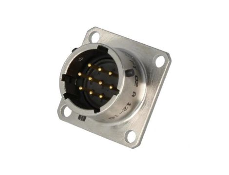 PT02A1210P23 Złącze okrągłe gniazdo kołnierz (4 otwory),na panel 10PIN