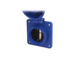 Złącze zasilające AC gniazdo 2P+PE 250VAC 16A -PIN 3 żeńskie 20352-8B