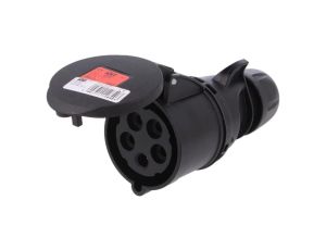 Złącze zasilające AC 3-fazowe wtyk 32A 400VAC IP44 żeńskie 225-6X