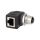 RJS-12D04FF-RS8001 Adapter M12 żeński,RJ45 gniazdo kod D-Ethernet 4PIN Kat 5e