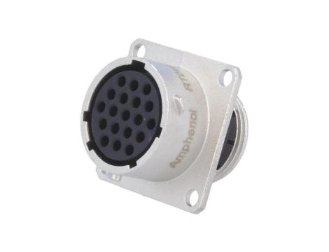 RT0W014-19SNH Złącze okrągłe gniazdo kołnierz (4 otwory),na panel 19PIN