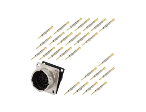 RT0W01626PNH-K Złącze okrągłe gniazdo kołnierz (4 otwory),na panel 26PIN