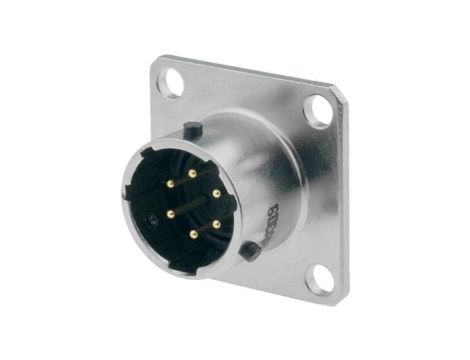 PT02A1006P23 Złącze okrągłe gniazdo kołnierz (4 otwory),na panel 6PIN
