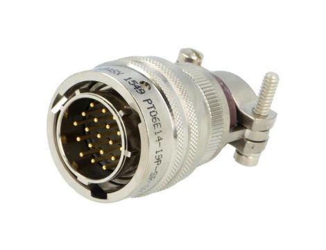 PT06E1419PSR23 Złącze okrągłe wtyk na przewód 19PIN męski lutowanie 600V