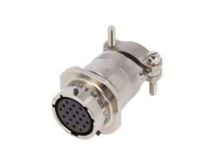 Złącze okrągłe wtyk na przewód 19-PIN żeński lutowanie 600V PT01E1419SSR023